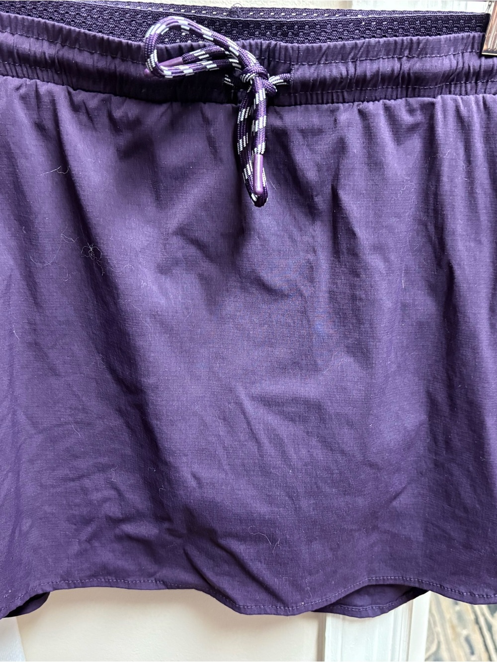 Dark Purple Drawstring Skirt